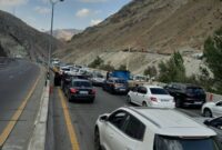جاده چالوس و آزادراه تهران به حالت یکطرفه درآمدند