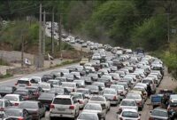 ترافیک سنگین در جاده‌های شمالی؛ آخرین وضعیت جاده چالوس و هراز