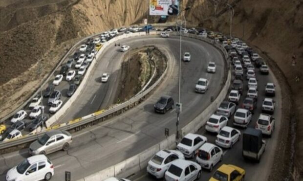 ترافیک نیمه‌سنگین در جاده‌های چالوس، هراز و آزادراه قزوین-تهران